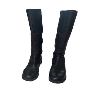 Camper Flat Black Knee High Boots (Size 40 / US 10)